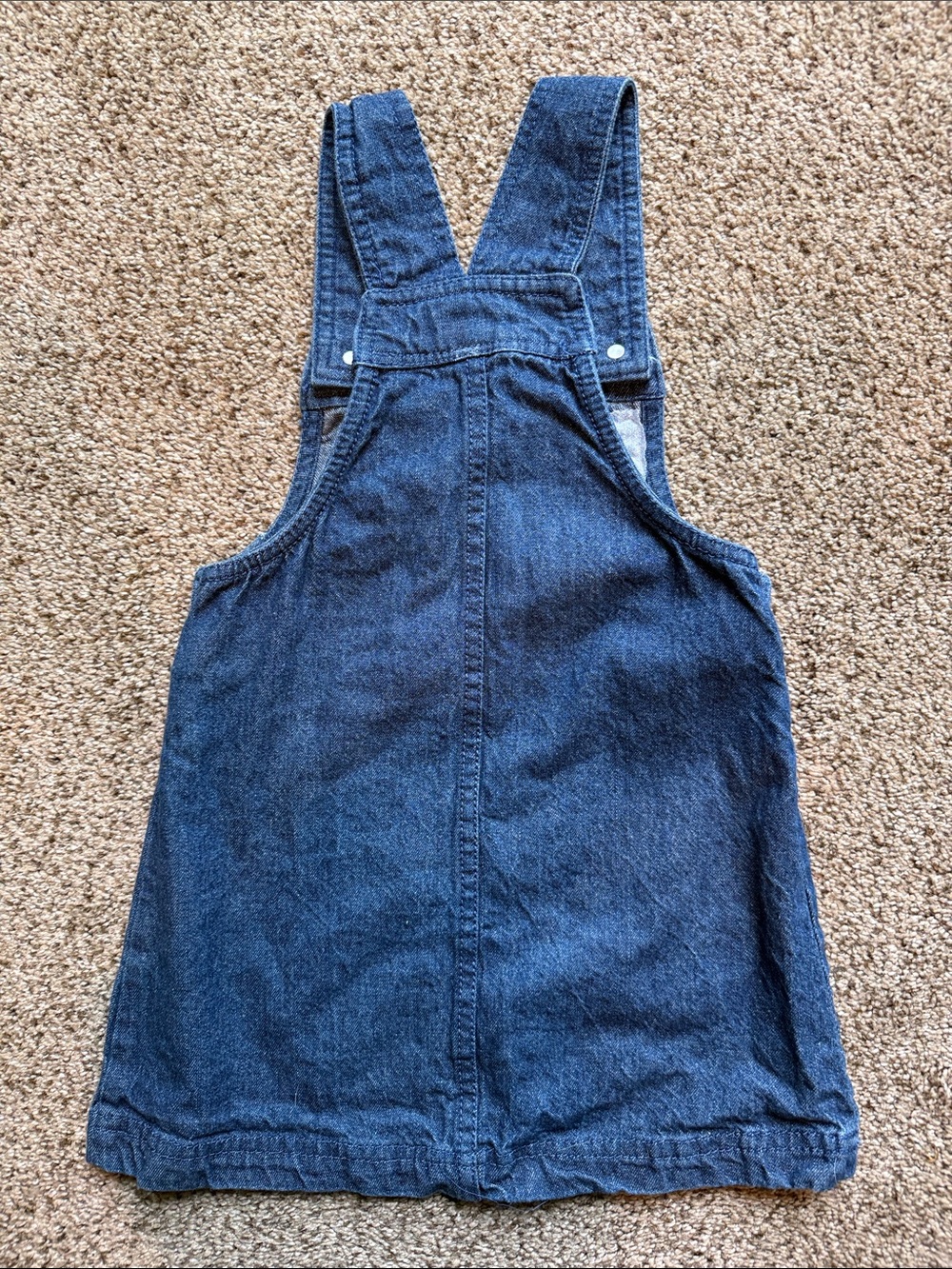 Sunflower Appliqué Denim Pinafore Dress - Girls - (Brand: Genuine Kids) - Picture 5 of 5